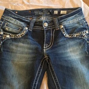Miss me denim jeans with rhinestones